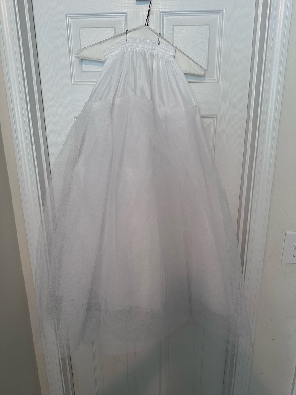 White Tulle Petticoat Skirt - Full Volume